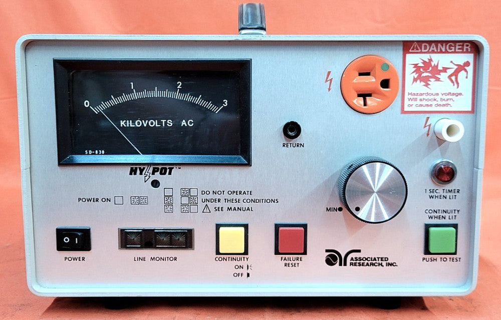 ASSOCIATED RESEARCH M/N: 4040AT HYPOT AND GROUND CONTINUITY TEST SET