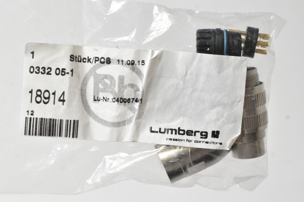Lumberg 18914 Circular Connector 0332 05-1