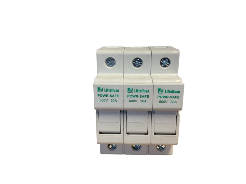 Littelfuse Powr-Safe 600V 30A Series No. LPSC CH Class CC Fuse Holder AC-DC