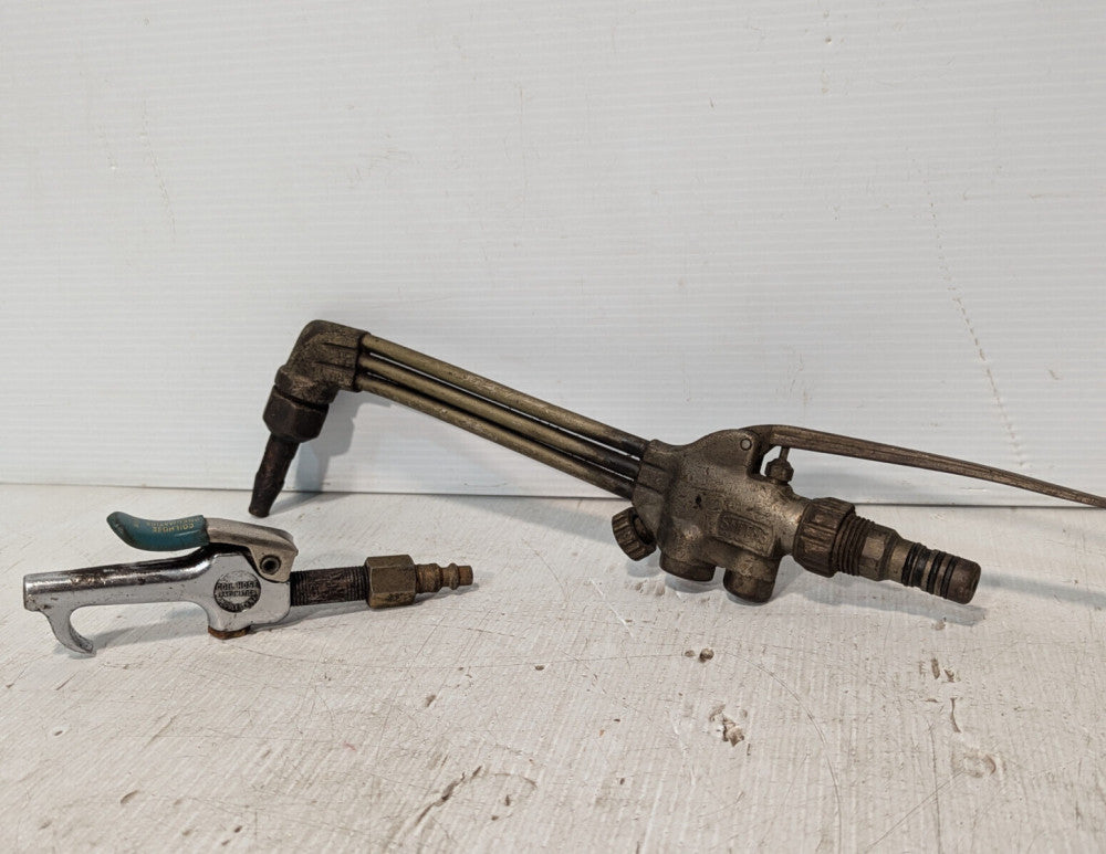 Lot of 2: Smith LC305 Acetylene Cutting Torch and Coil House Air Gun, Free Ship.