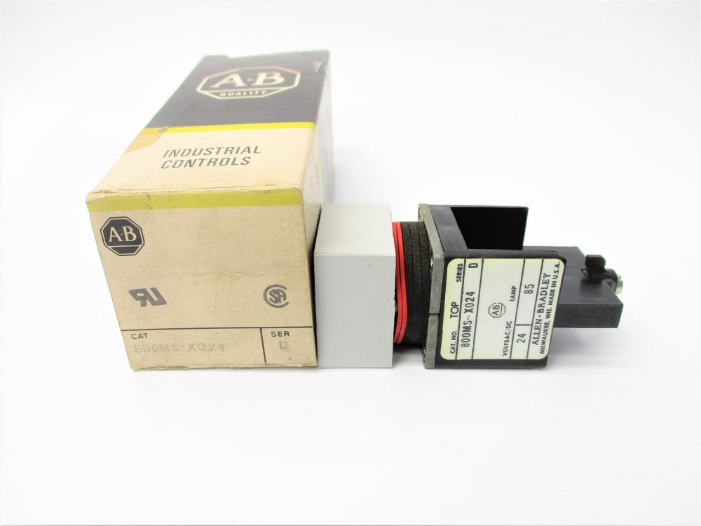ALLEN BRADLEY 800MS-X024 SER. D (BK/YL) NSMP