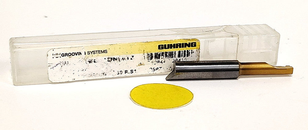 GUHRING GROOVE INSERT 3/16" SHANK DIAM 1-1/2" OAL CARBIDE GE106.0150.000.17.50.R