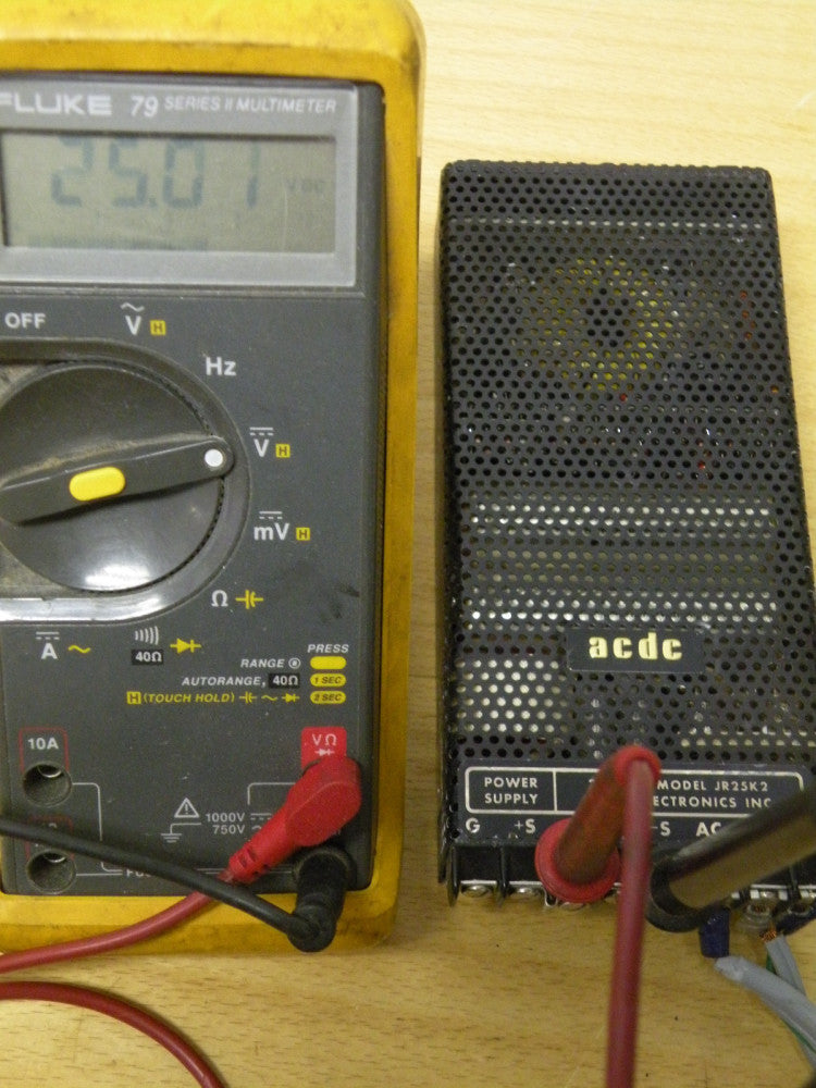 ACDC Electronics Power Supply JR25K2 Input 110V Output 25V 2A