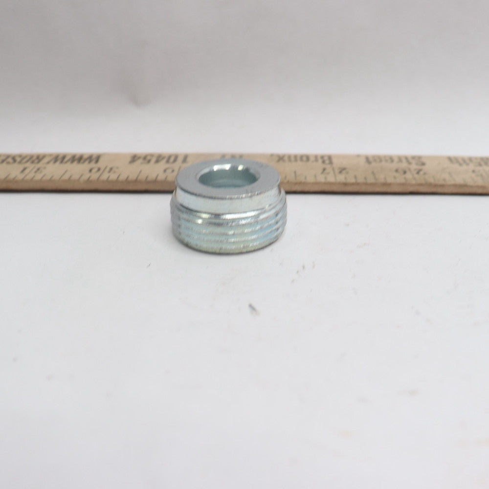 Conduit Reducing Bushing Steel Silver 1" X 1/2" RB3