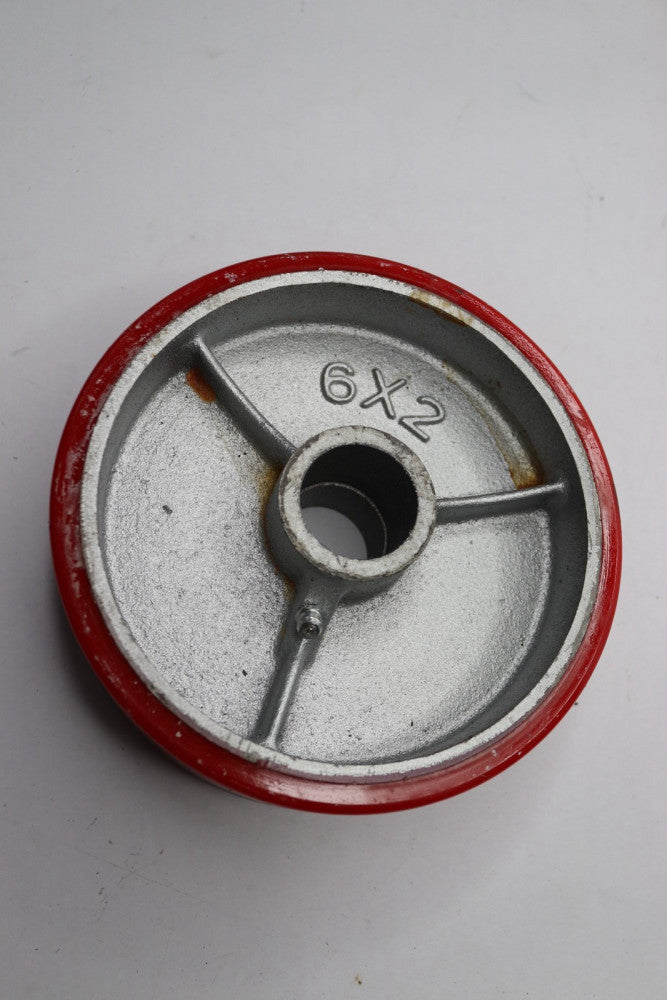 Caster Replacement Wheel Cast Iron 1-1/8" Bore 6" x 2"