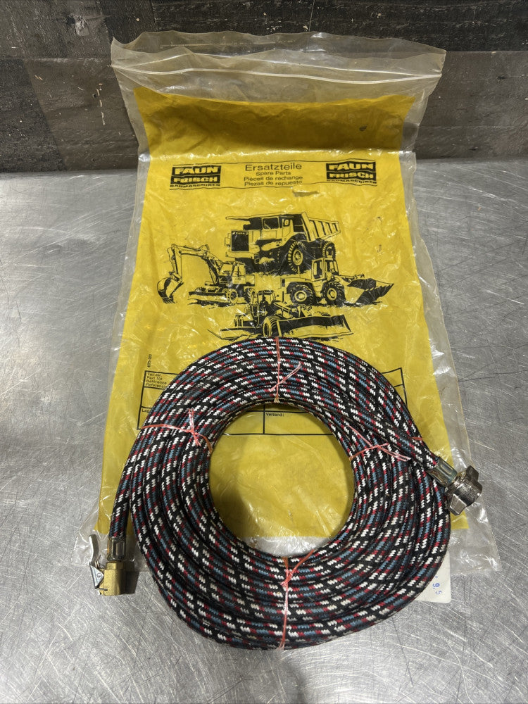 Nos Surplus FAUN FRISCH Alligaro Braided Air Hose 9.5M