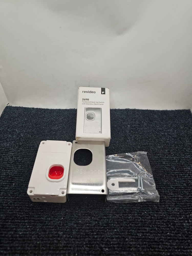 RESIDEO 269R Hardwired Hold-Up Switch Alarm Device with Stainless Steel Cover