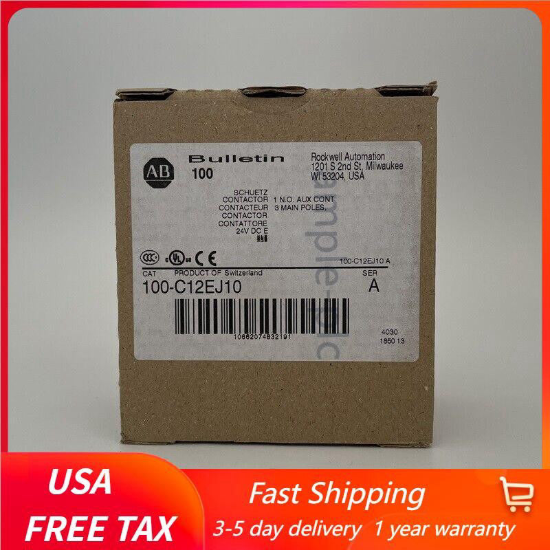 1pcs New AB 100-C12EJ10 100C12EJ10 DC24V contactor in box US Free Tax