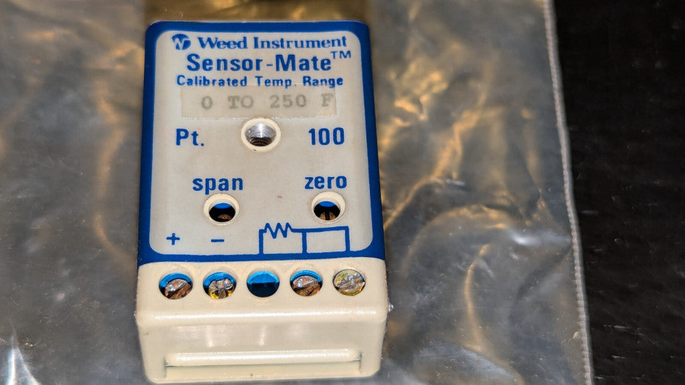Weed 4150 Sensor-Mate Temperature Transmitter 0-212°F 12-40VDC 4-20mA