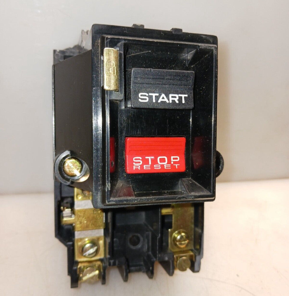 SQUARE D 2510 MBO1 SIZE M-0 MANUAL MOTOR STARTER 2 HP @ 230V 1 HP @ 115 VAC