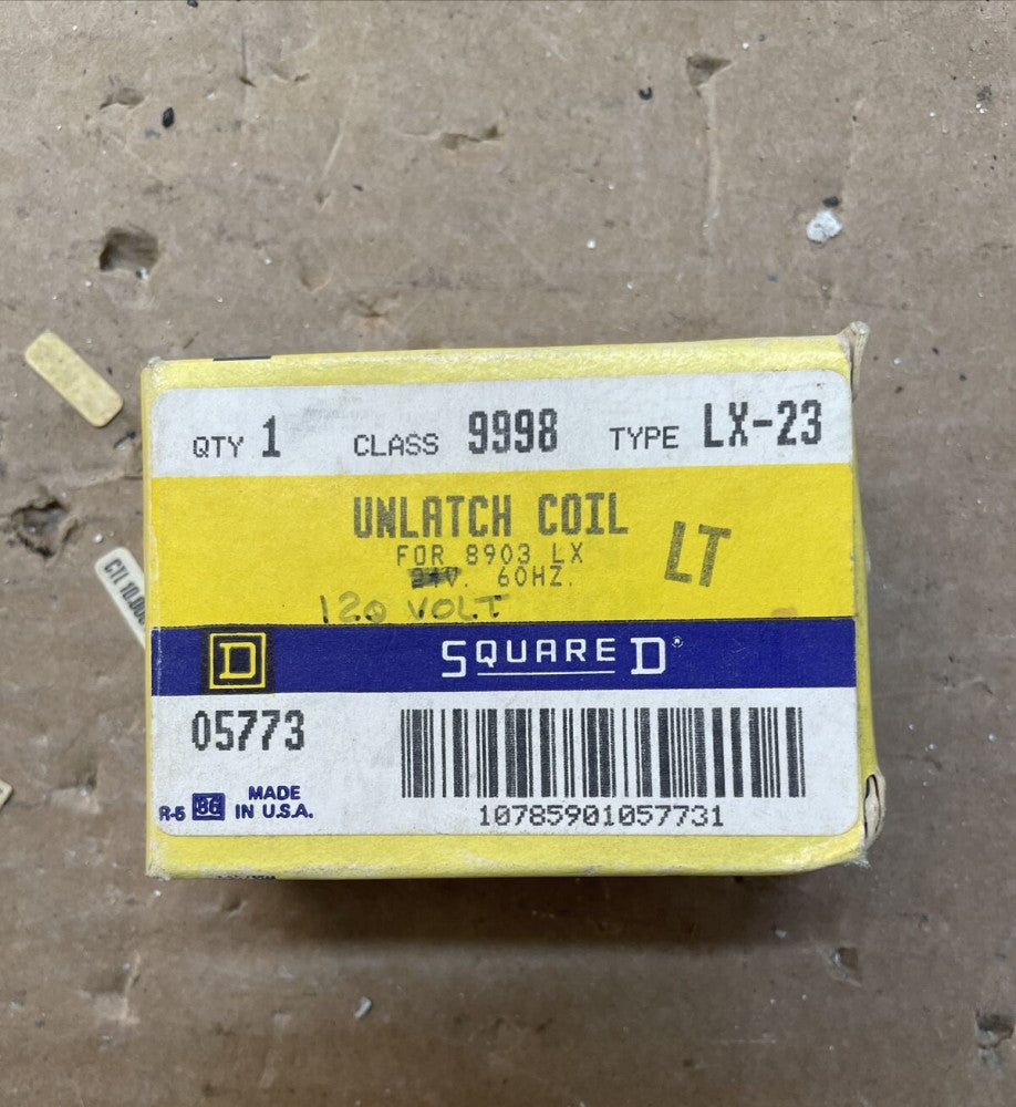 1- Square D 9998LX44 COIL 120V Volt 60 Hz Contactor LX44INT- NOT ORIGINAL BOX