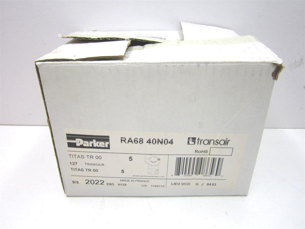 Parker (RA68 40N04) 1/2" NPT Air Hose Bracket for Trans Air Pipe Systems - Qty 3