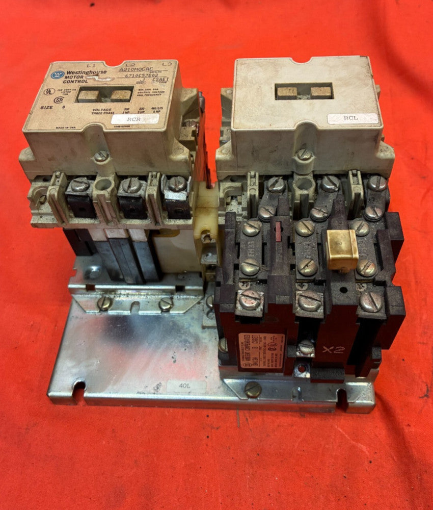 WESTINGHOUSE MAGNETIC MOTOR STARTER A210M0CAC WITH THERMAL OVERLOAD RELAY