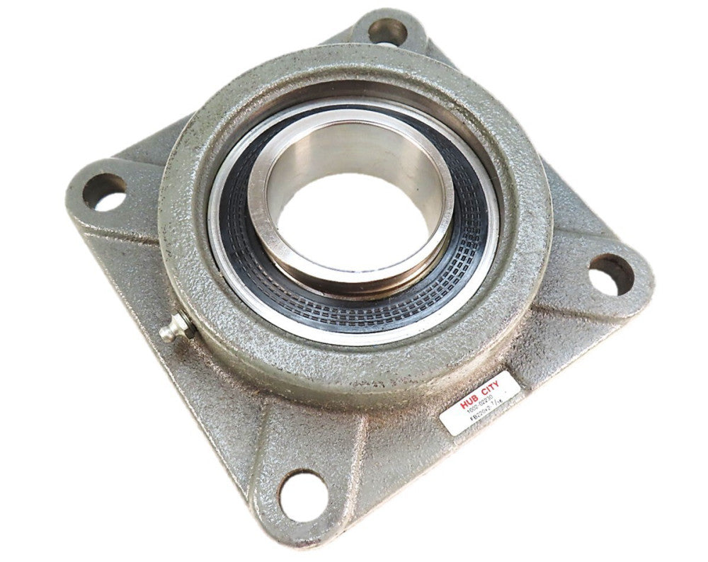 Hub City FB220x2-7/16 4-Hole Flange Block 2-7/16" (No Locking Collar) NEW NO BOX