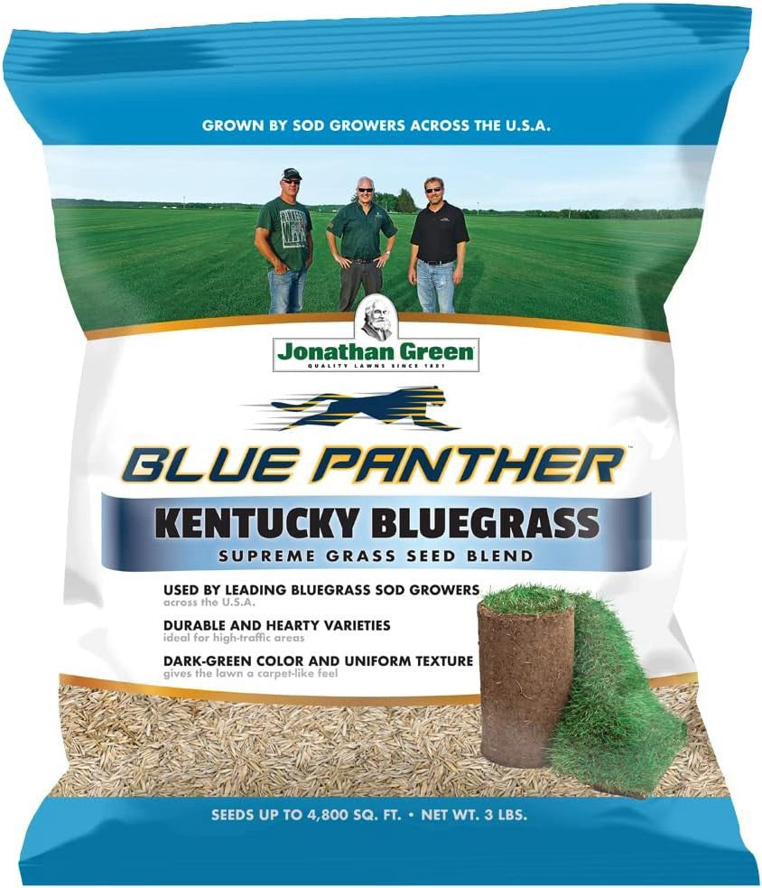 Jonathan Green (11970) Blue Panther Kentucky Bluegrass Grass Seed 3 lb,