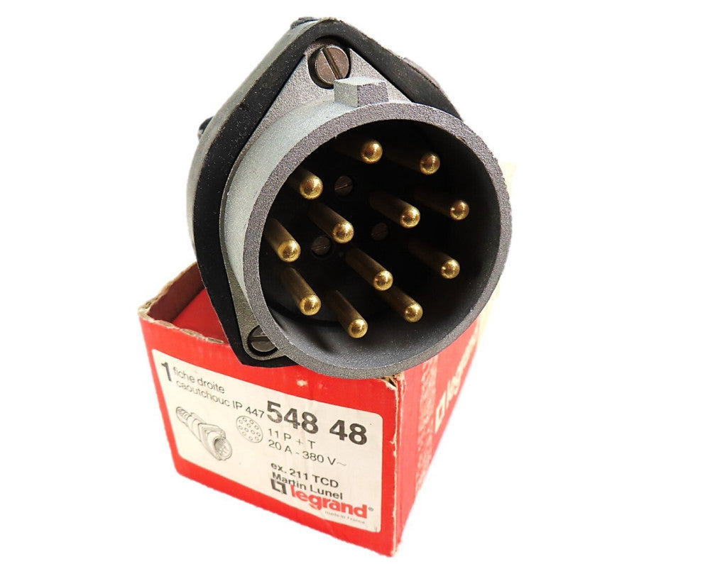 Legrand 548 48 Receptacle Plug 11 Pin+ T 20A 380V NEW IN BOX