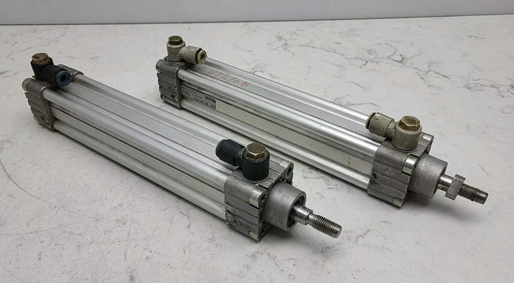 2 Pack Bosch 0-822-350-006 Pneumatic Air Cylinder 32mm Bore 160mm Stroke Used