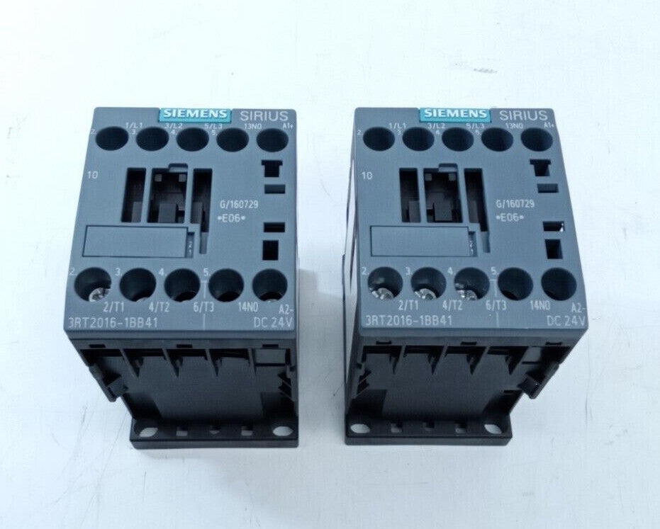 Siemens Sirius 3RT2016-1BB41 Contacter (Lot of 2)