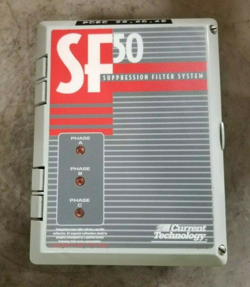 CURRENT TECHNOLOGY SF50 SUPPRESSION FILTER SYSTEM 120/208 VAC