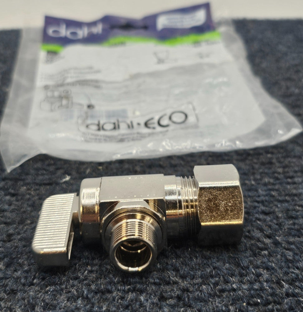 (QTY 5) Dahl 611-33-31LNS-BAG: 5/8 OD Comp x 3/8OD Comp Less Nut & Sleeve Plated