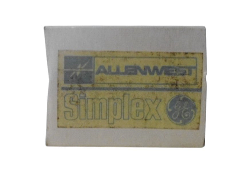 ALLEN WEST 4796007 PART# NSMP