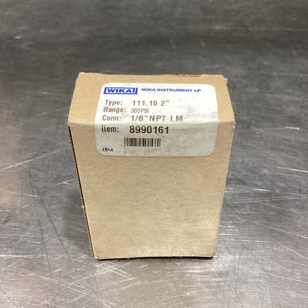 WIKA Instrument 111.10 2” Gauge, Part# 8990161, NOS