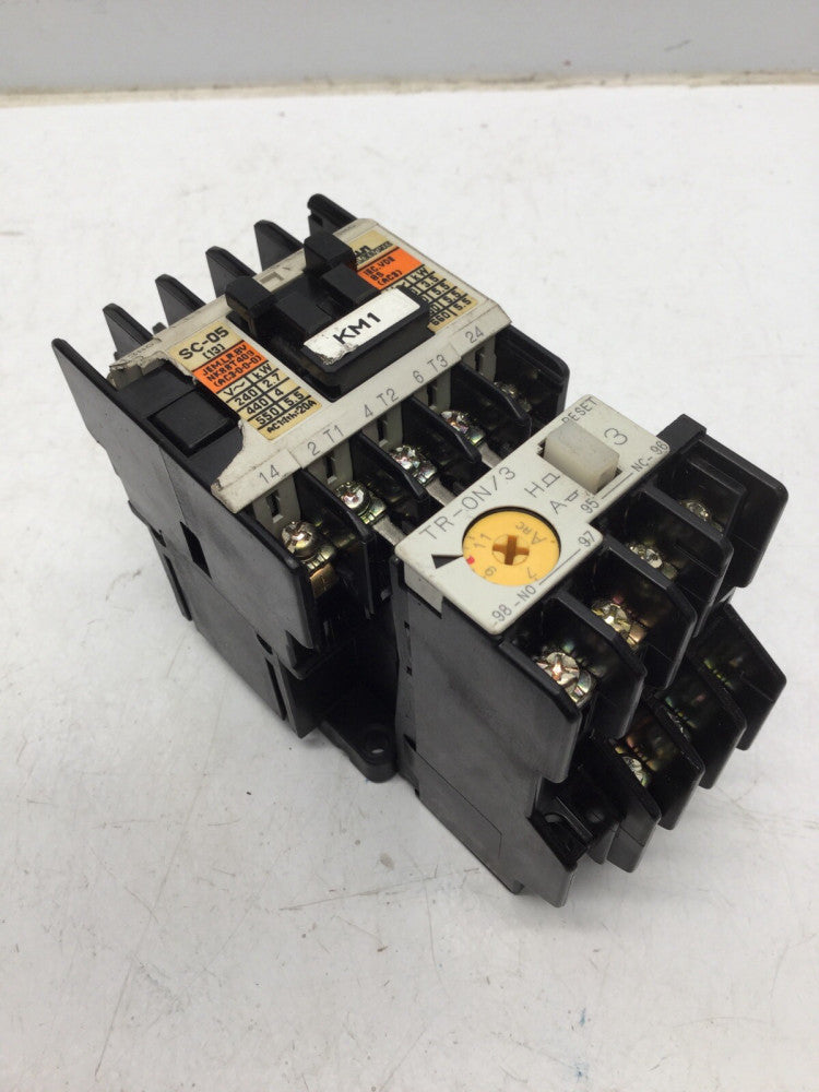 FUJI SC-5 3 Pole Contactor Motor Starter W/ TR-0N/3 Overload