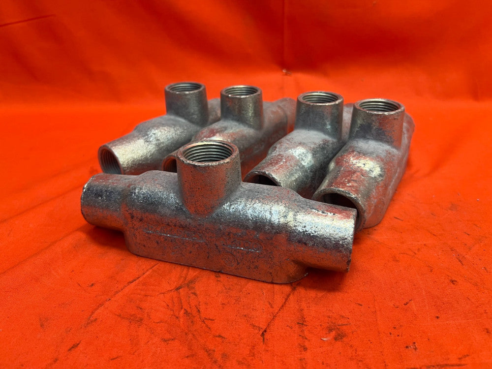 OZ GEDNEY CONDUIT BODY TB-100 1" SIZE (LOT OF 5)
