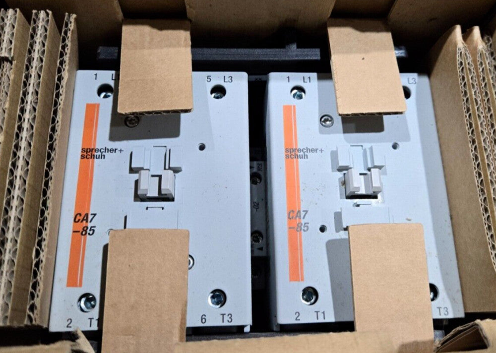 SPRECHER SCHUH, CAU7-85-02-120, 110/120V COIL 85A/100A REVERSING CONTACTOR, NIB!