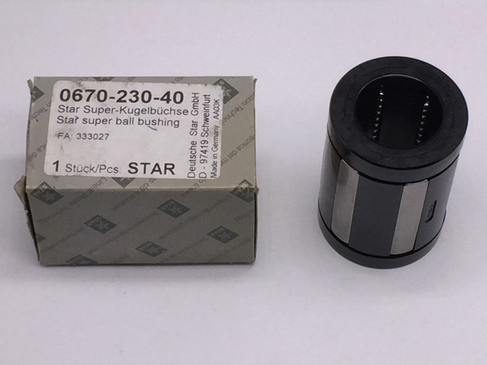 Rexroth 0670-230-40 LINEAR BALL BEARING 30MM BORE