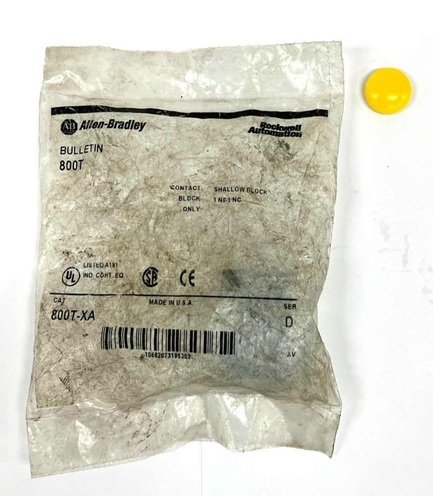 Allen-Bradley 800T-XA Contact Module 10A 600V NEMA 4/13