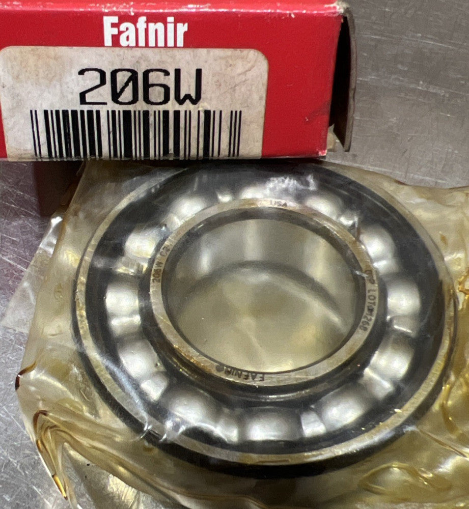 Fafnir 206W Ball Bearing C2 30Mm ID X 62Mm OD X 16Mm Width Nos Surplus
