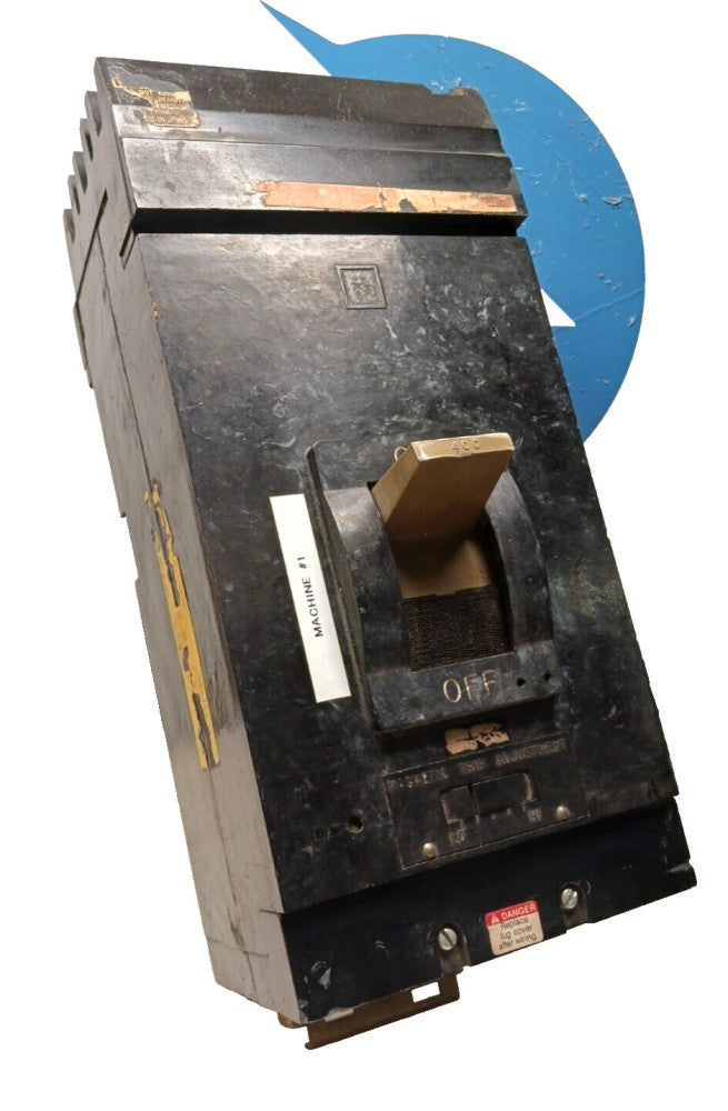 Square D 400 Amp I-Line Circuit Breaker 3 Pole 600 VAC LH36400 (FLAW)