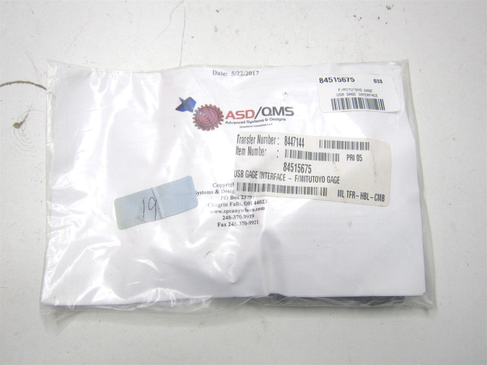ASD/QMS 600-50-USB-KB Remote Data Collection Interface for Calipers, Indicators