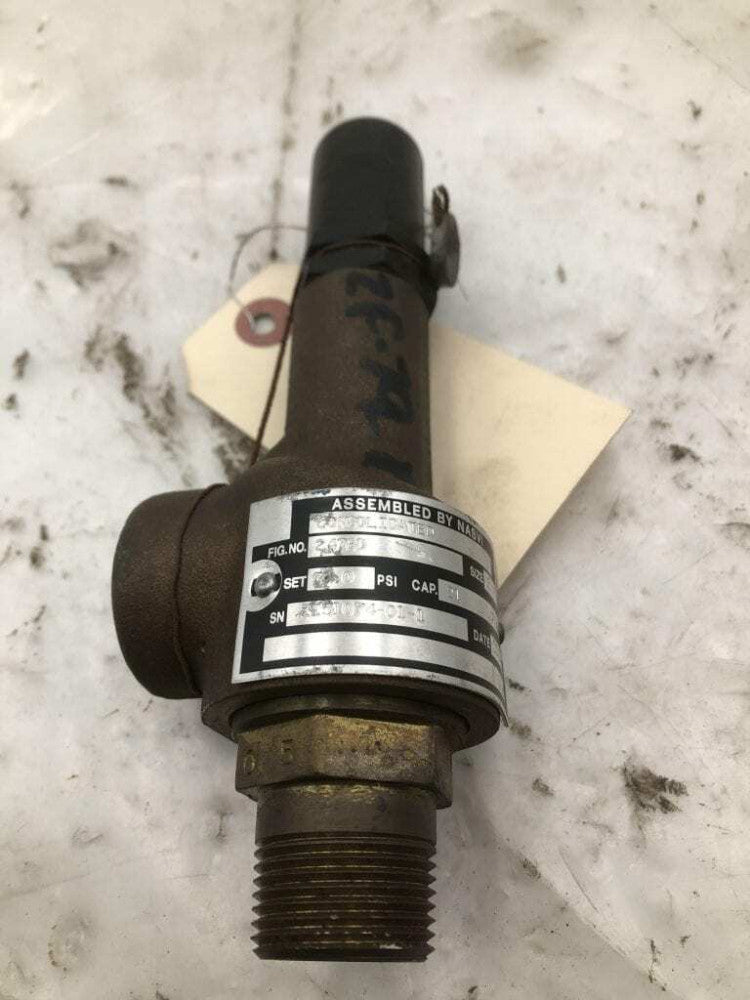 NASVI 2478D 3/4" Brass/Bronze Water Pressure Relief Valve 50PSI 21GPM