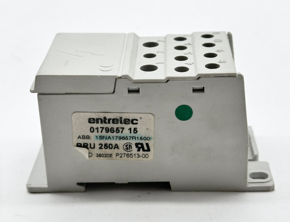 ABB/ENTRETEC 1SNA179657R1500 BRU250A SINGLE POLE DISTRIBUTION BLOCK 250A