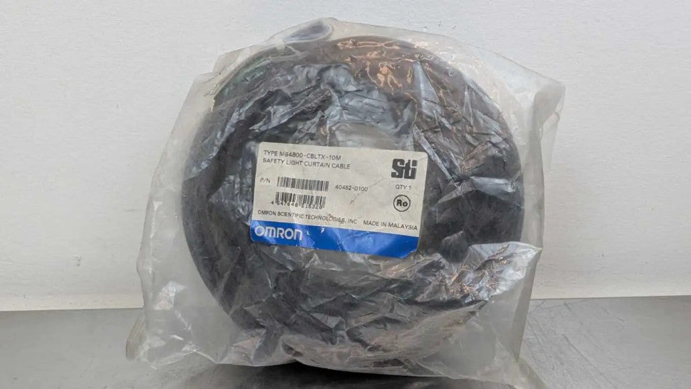 STI Omron MS4800-CBLTX-10M Safety Light Curtain Cable 40452-0100 10m