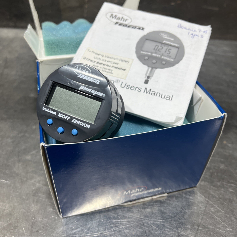FEDERAL MAHR MAXUM .00005"/.001MM ELECTRONIC INDICATOR EDI-30200 Nos Surplus
