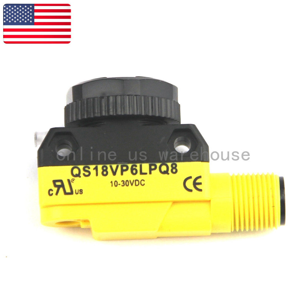 New For Banner QS18VP6LPQ8 10-30VDC 3500mm Photoelectric Sensor PNP - US Stock