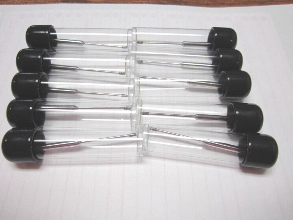 1/8" x 1" x 1-1/8" x 2-1/4" OAL Diamond Grinding Pin Made in USA - Lot of 10
