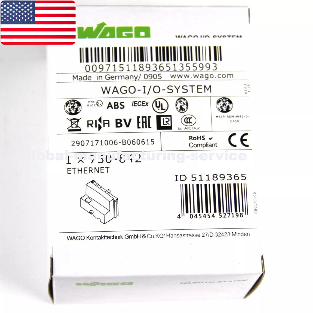 1PC New WAGO 750-842 Programmable Fieldbus PLC Interface Module - US Stock