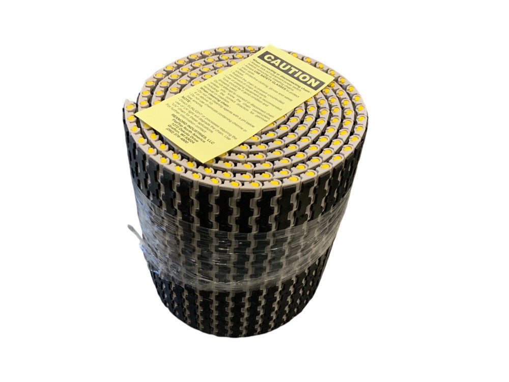 Rexnord HT1505RT RubberTop MatTop Chain 9" Wide, High Tough Material,