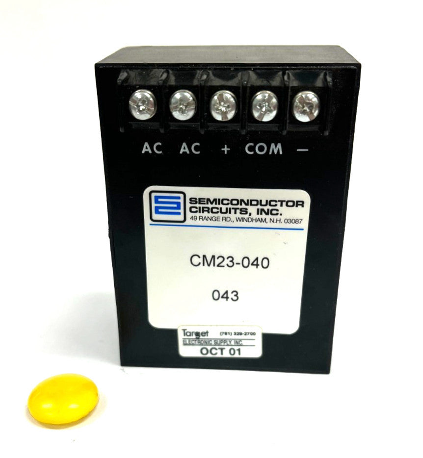 SEMICONDUCTOR CIRCUITS INC CM23-040 POWER SUPPLY DIFFERENTIAL