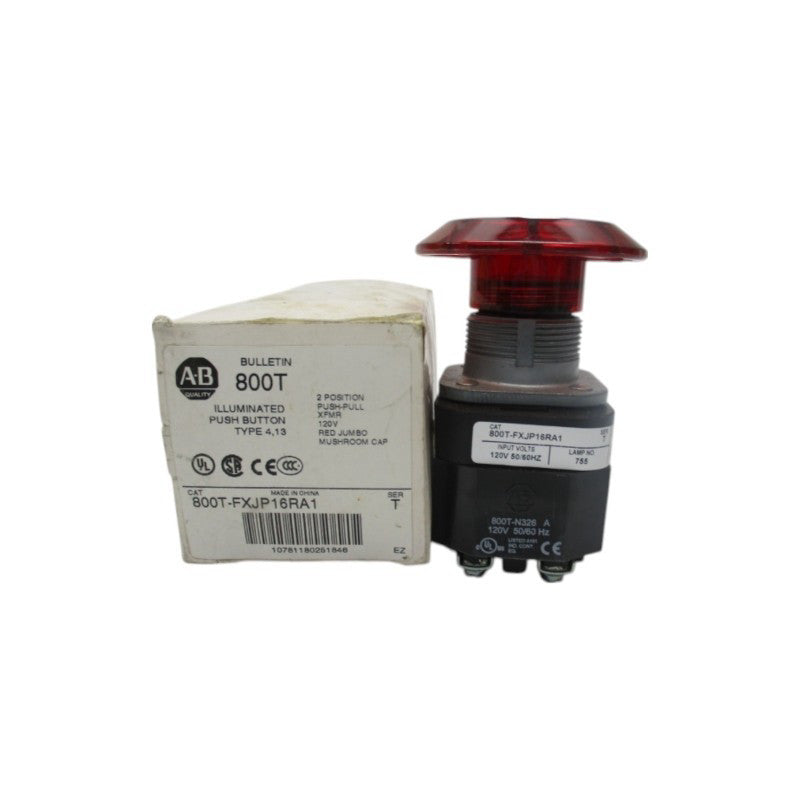 ALLEN BRADLEY 800T-FXJP16RA1 SER. T 120V (WH) NSMP