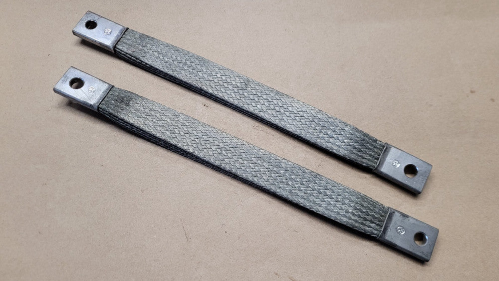 Lot of 2 NOS GE Tinned Copper Bus Straps