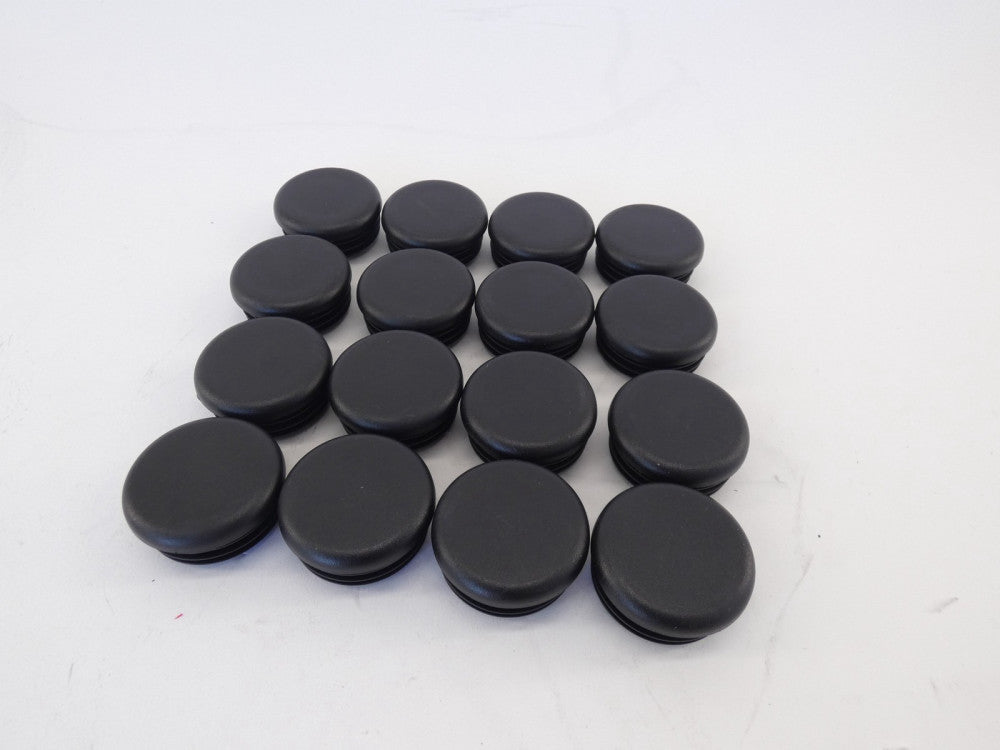 *Lot of 16* Caplugs CCF-1-3/4-10-14 Round Black Tubing Plug - NEW Surplus!