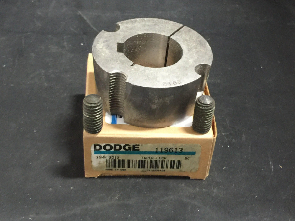 NEW DODGE 35MM 2012 TAPER LOCK BUSHING 35MM 119613