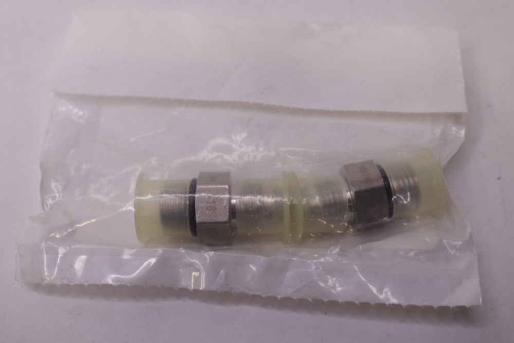 (2-Pk) Parker Triple-Lok Straight Thread Connector 37° Flare / SAE-ORB