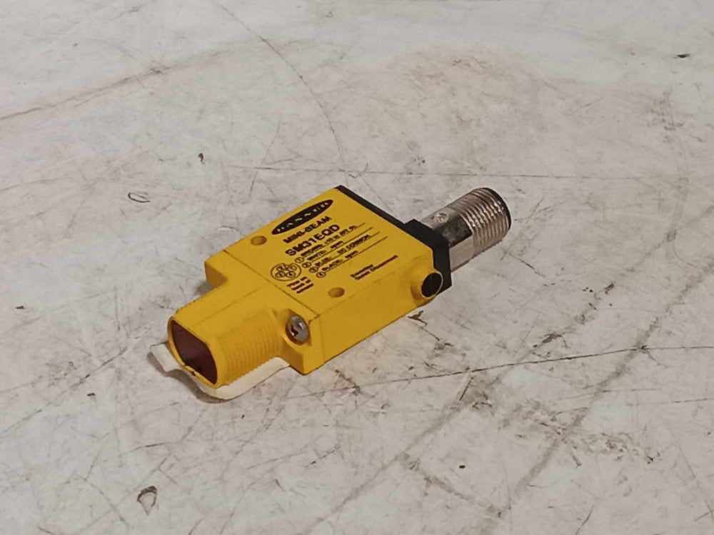 Banner SM31EQD Mini-Beam Sensor Emitter, LED, 3m Range, 4 Pin, 10-30vdc, IP67