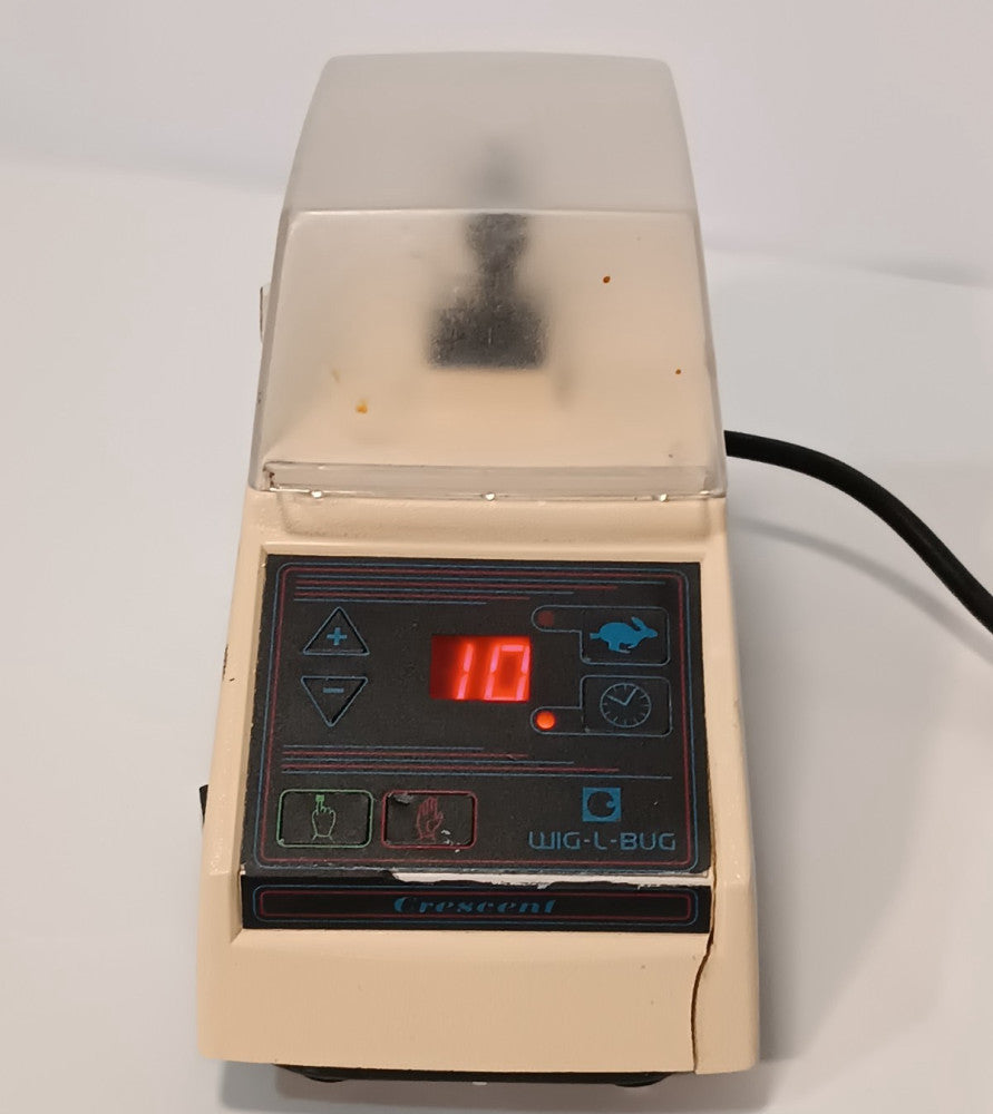 Dentsply C020200 Rinn Crescent MSD Wig-L-Bug Amalgamator, Cracked, Working, 110V